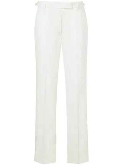 Proenza Schouler Wool Tailored Trousers In White
