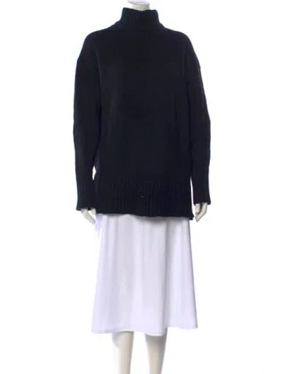 Pre-owned Proenza Schouler Wool Turtleneck Sweater In Black