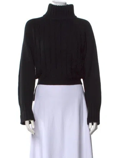 Pre-owned Proenza Schouler Wool Turtleneck Sweater In Black