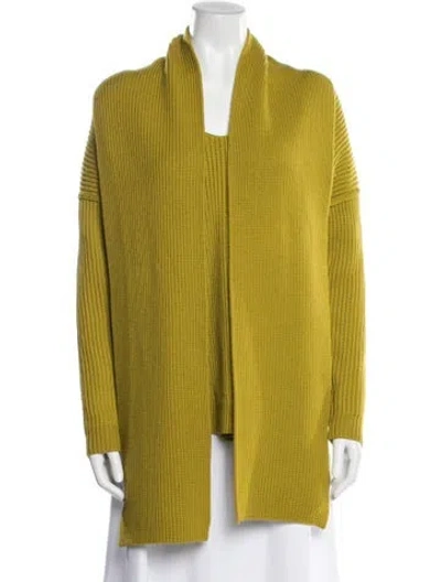 Pre-owned Proenza Schouler Wool Turtleneck Sweater In Yellow