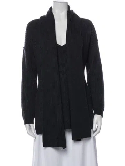 Pre-owned Proenza Schouler Wool V-neck Sweater In Blue