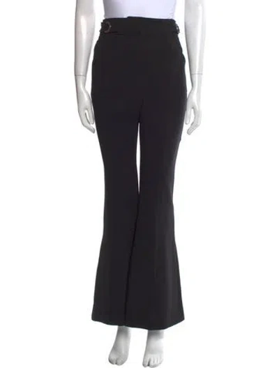Pre-owned Proenza Schouler Wool Wide Leg Pants In Black