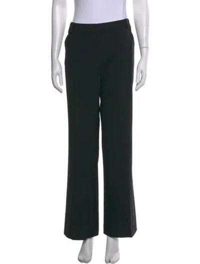Pre-owned Proenza Schouler Wool Wide Leg Pants In Blue