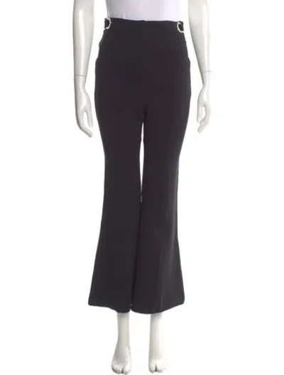Pre-owned Proenza Schouler Wool Wide Leg Pants In Gray
