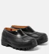 Proenza Schouler X Sorel Caribou Leather Loafers In Black