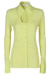 PROENZA SCHOULER X WHITE LABEL PROENZA SCHOULER X WHITE LABEL LIME VISCOSE SHIRT