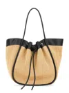 Proenza Schouler Large Ruffled Tote Bag With Woven Texture