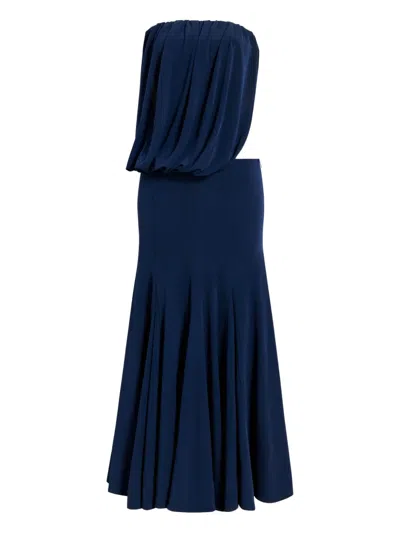 Proenza Schouler Yael Maxi Dress In Blue