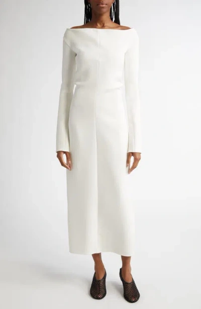 PROENZA SCHOULER PROENZA SCHOULER YARA OFF THE SHOULDER LONG SLEEVE MIDI DRESS