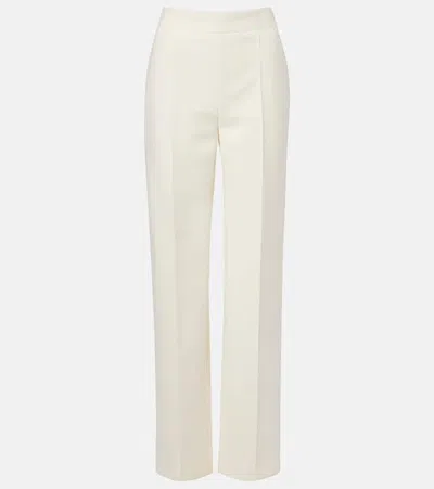 Proenza Schouler Zee High-rise Scuba Straight Pants In White