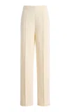 Proenza Schouler Zee Scuba Straight-leg Pants In Neutral