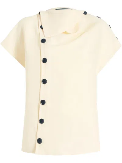 Proenza Schouler Zion Blouse In Neutrals