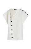 Proenza Schouler Zion Grommet-embellished Top In White