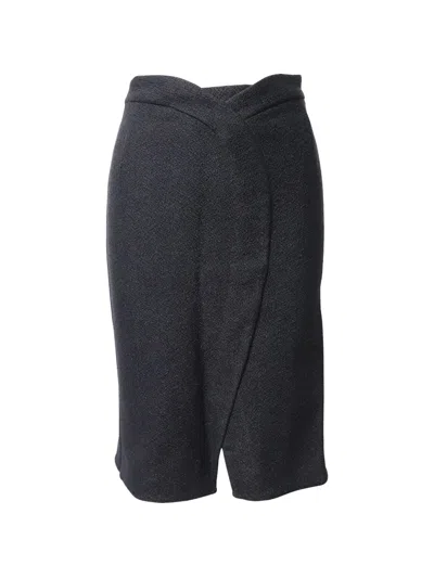 Pre-owned Proenza Schouler Zip-fastening Midi Skirt In Black