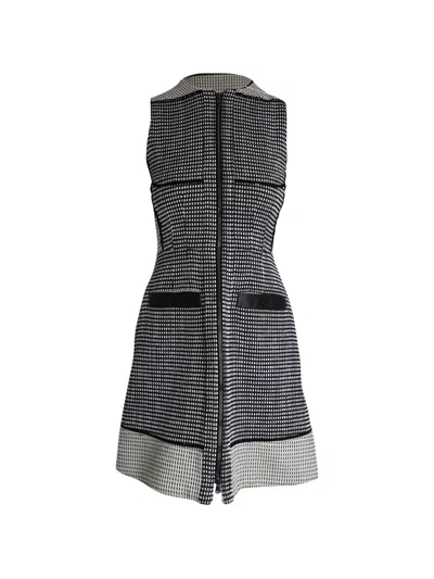 Pre-owned Proenza Schouler Zip-front Midi Dress In Black