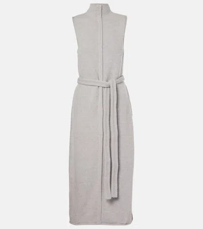Proenza Schouler White Label Zola Wrap Dress In Grey