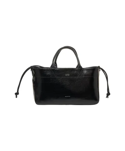 Profanter Linn' Leather Handbag In Black