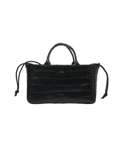 Profanter Linn' Leather Handbag In Black