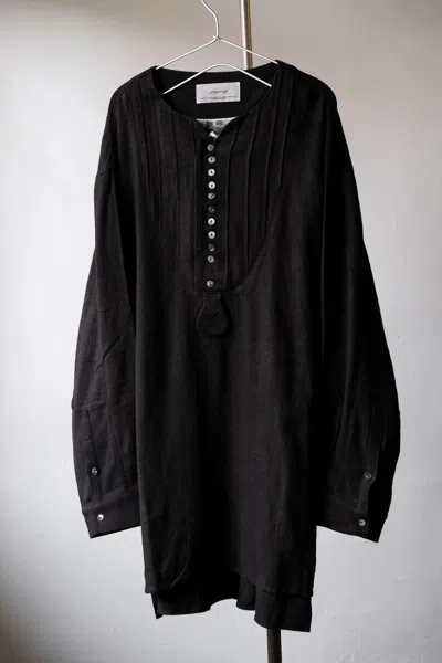Pre-owned Professor E Professor.e 22fw - Oversized Dress Tunic In Black