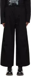 PROFESSOR.E BLACK SHAPESHIFTER WIDE JEANS