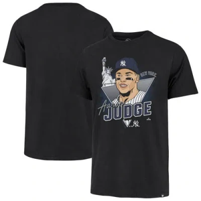 Profile Aaron Judge Black New York Yankees Big & Tall Caricature Player T-shirt