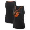Profile Black Baltimore Orioles Plus Sized Stellar Win V-neck Tank Top