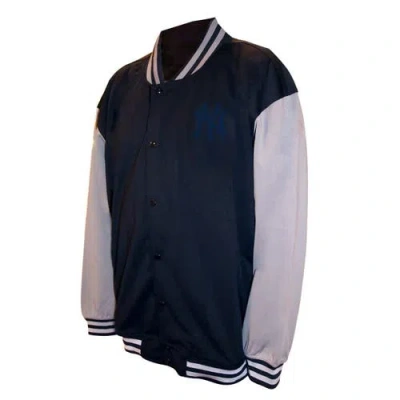 Profile Black New York Yankees Full-snap Varsity Jacket