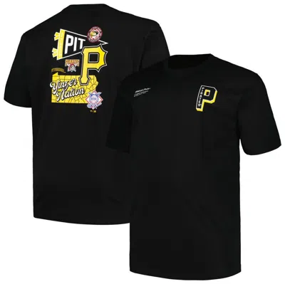 Profile Black Pittsburgh Pirates Split Zone T-shirt