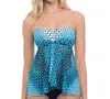 Profile By Gottex Bandeau Flyaway Tankini Top In Pro Cocoon In Multi