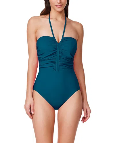 Profile By Gottex Bandeau One Piece In Yellow