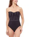 Profile By Gottex Bash Bandeau One-piece In Multi
