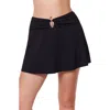 Profile By Gottex Beyond Time Pull-on Skirt In Black