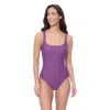 Profile By Gottex Blend Scoop Neck Texture One Piece