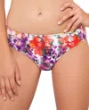 Profile By Gottex Brief Swim Bottom In Tropical Mirror In Multi