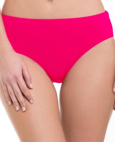Profile By Gottex Mid Rise Tankini Bottom In Tutti Frutti Fuchsia In Pink