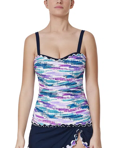 Profile By Gottex Canva Tankini In Multi