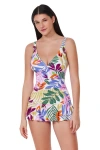 Profile By Gottex Costa Del Sol D-cup Swimdress In Multi