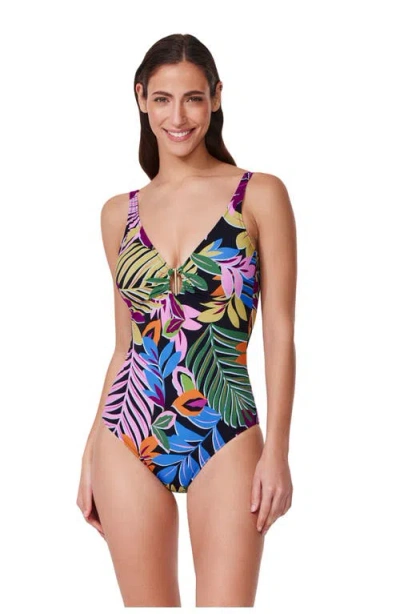 PROFILE BY GOTTEX PROFILE BY GOTTEX COSTA DEL SOL V-NECK ONE PIECE
