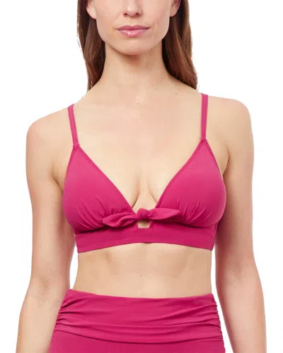 Profile By Gottex Dandy Bikini Top In Pink