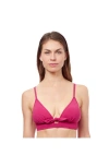 Profile By Gottex Dandy Bow Tie Bikini Swim Top In Pink