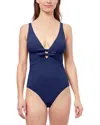 Profile By Gottex Dandy Deep V Neck One-piece
