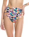 Profile By Gottex Echo High Waist Bottom In Multi