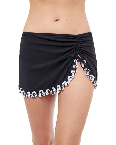 Profile By Gottex Enya Skirted Bottom In Black