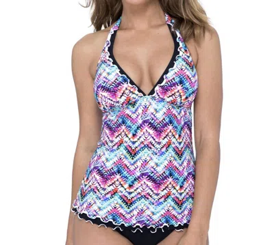 Profile By Gottex Fantasia Halter Tankini Top In Pro Fantasia