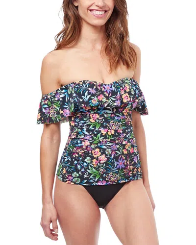 PROFILE BY GOTTEX FLORA OFF THE SHOULDER TANKINI