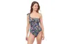 PROFILE BY GOTTEX FLORA ONE SHOULDER ONE PIECE SWIMSUIT