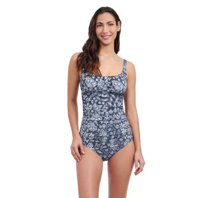 Profile By Gottex Flores D Cup Square Neck Tankini