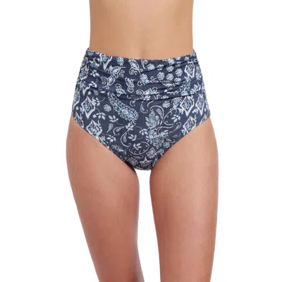Profile By Gottex Flores Shirred High Waist Pant