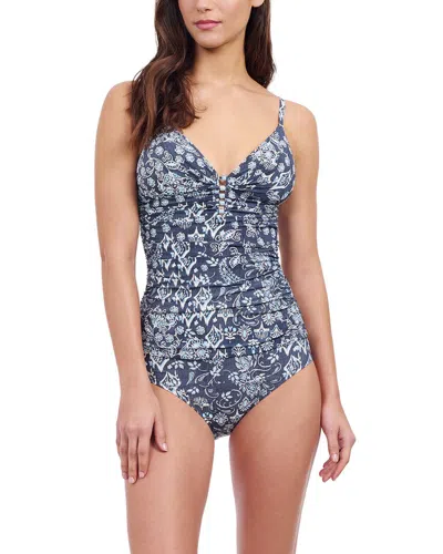 Profile By Gottex Flores Tankini In Blue