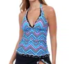 Profile By Gottex Halter Tankini Top In Tempo In Multi